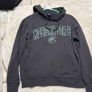 Michigan State Dark Gray Hoodie